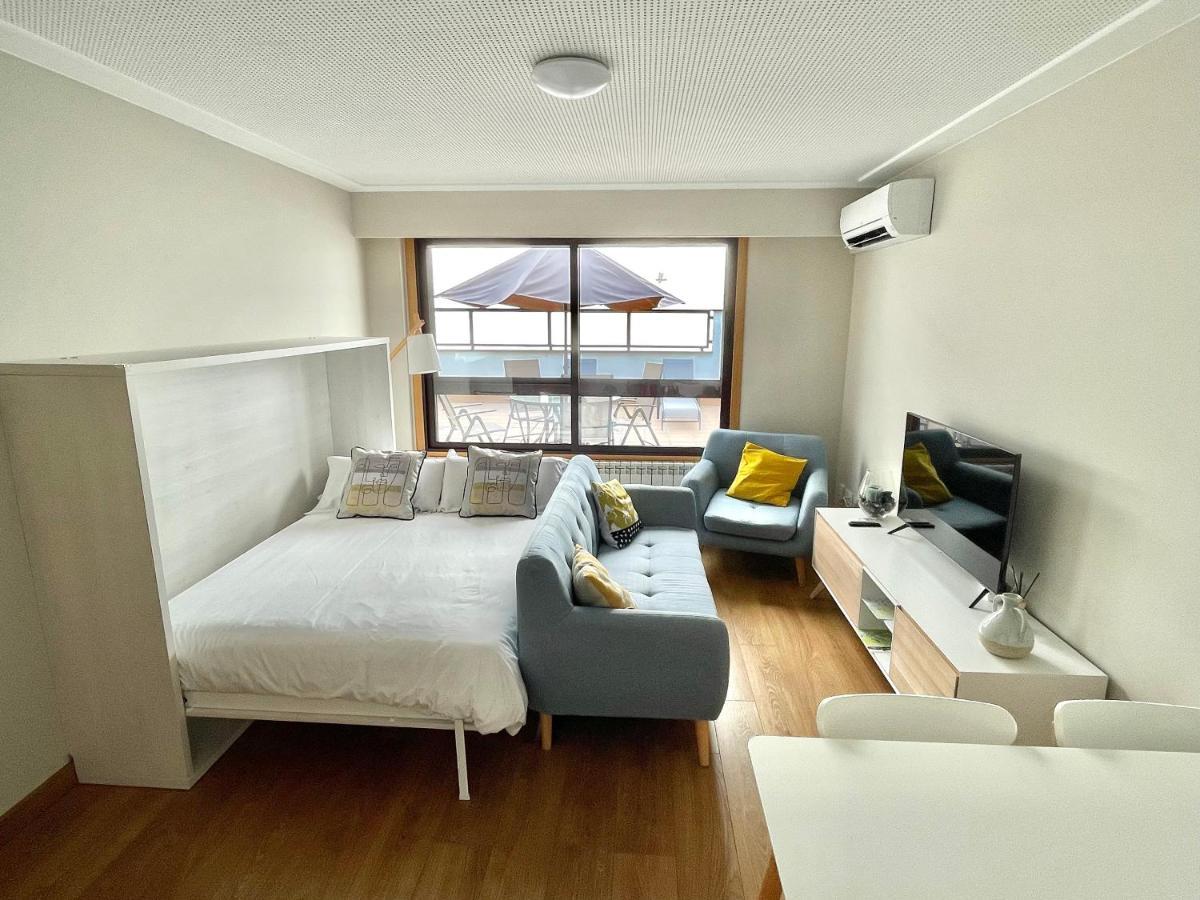 Estudio Centrico 1 Con Terraza Y Parking Privado Ourense Dış mekan fotoğraf