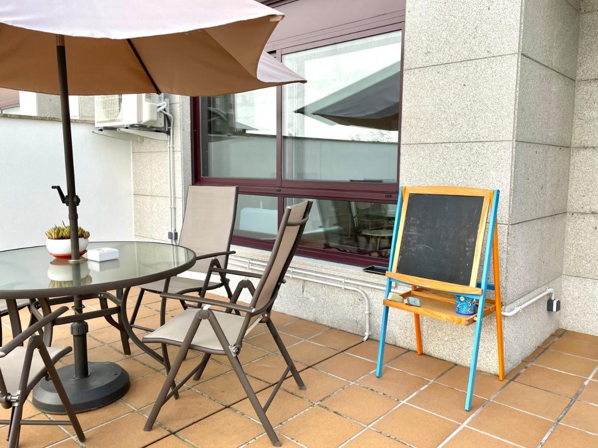 Estudio Centrico 1 Con Terraza Y Parking Privado Ourense Dış mekan fotoğraf